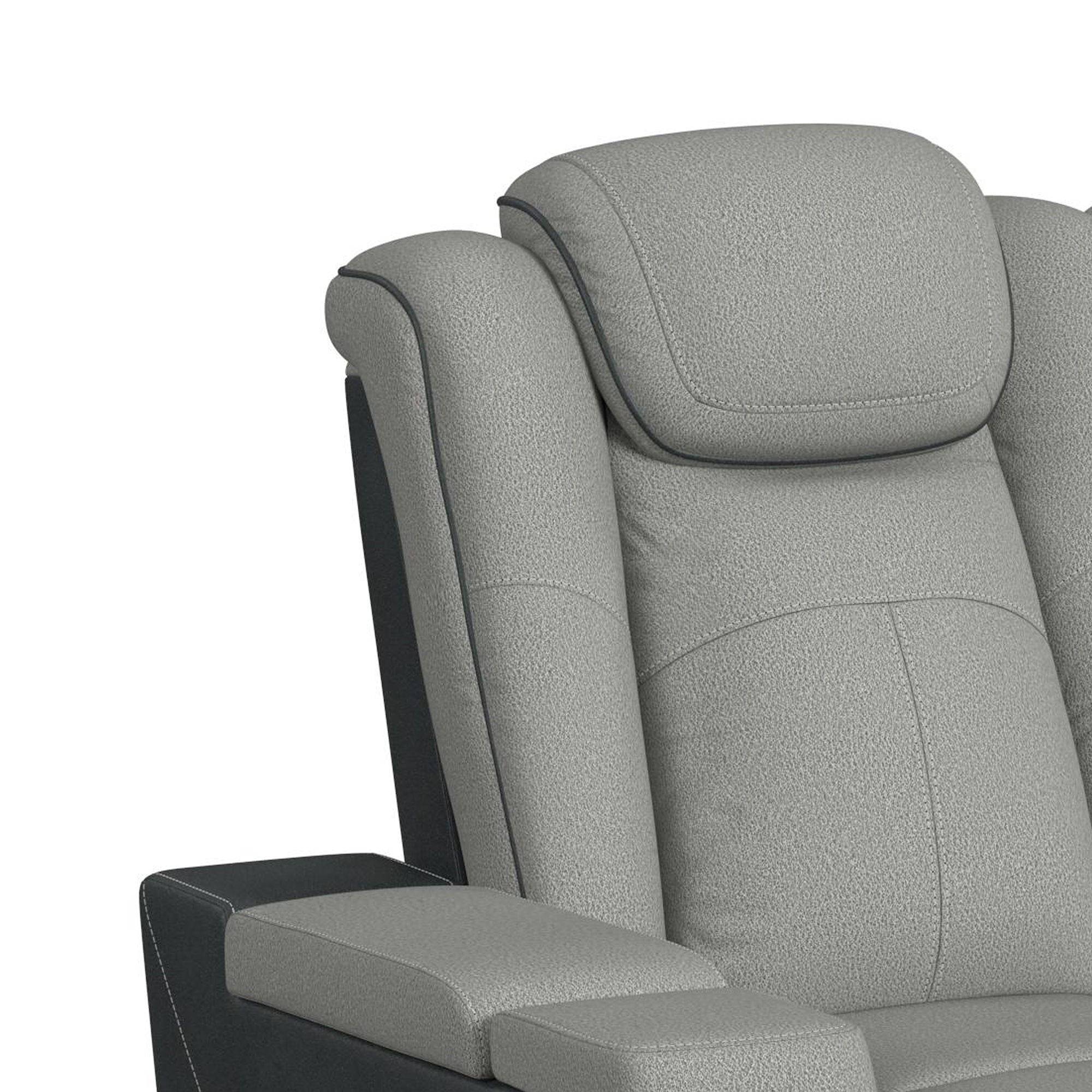 Lantana - Power Motion Loveseat With Power Headrest, LED, And Console