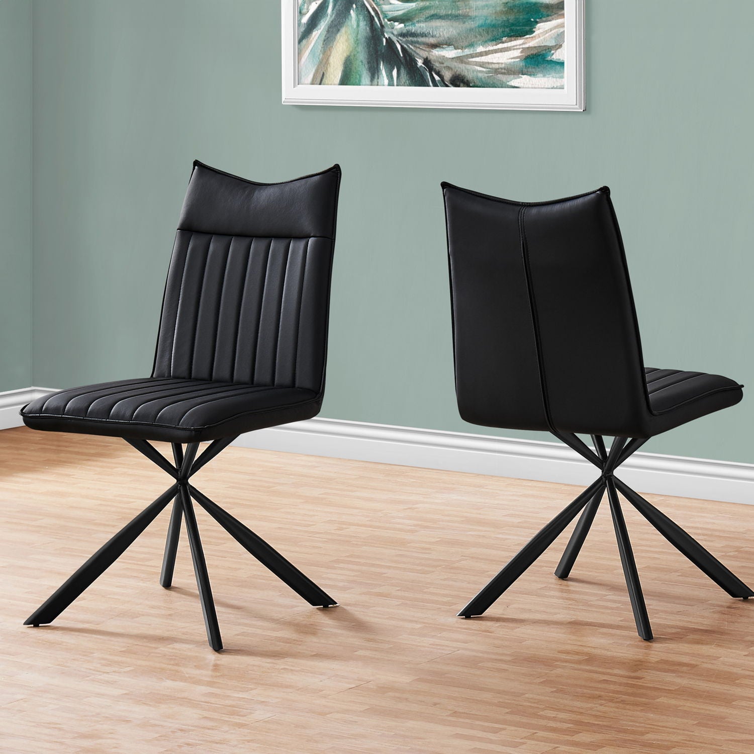 Dining Chair, Side, Upholstered For Dining Room, Modern