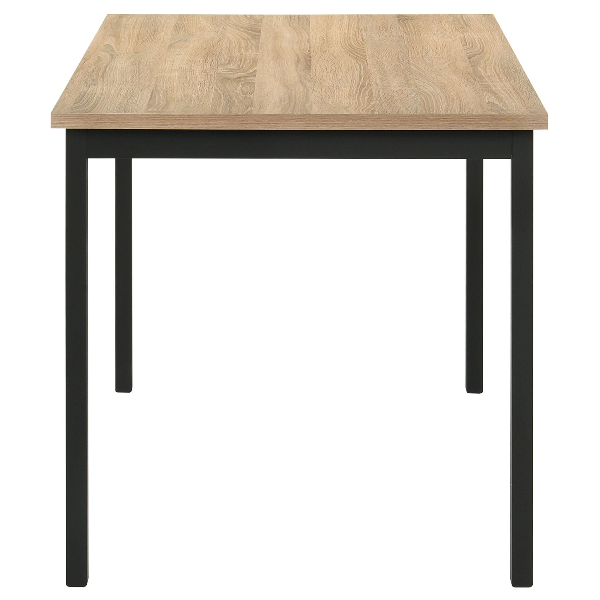 Garza 5-piece Rectangular Dining Table Greige Oak