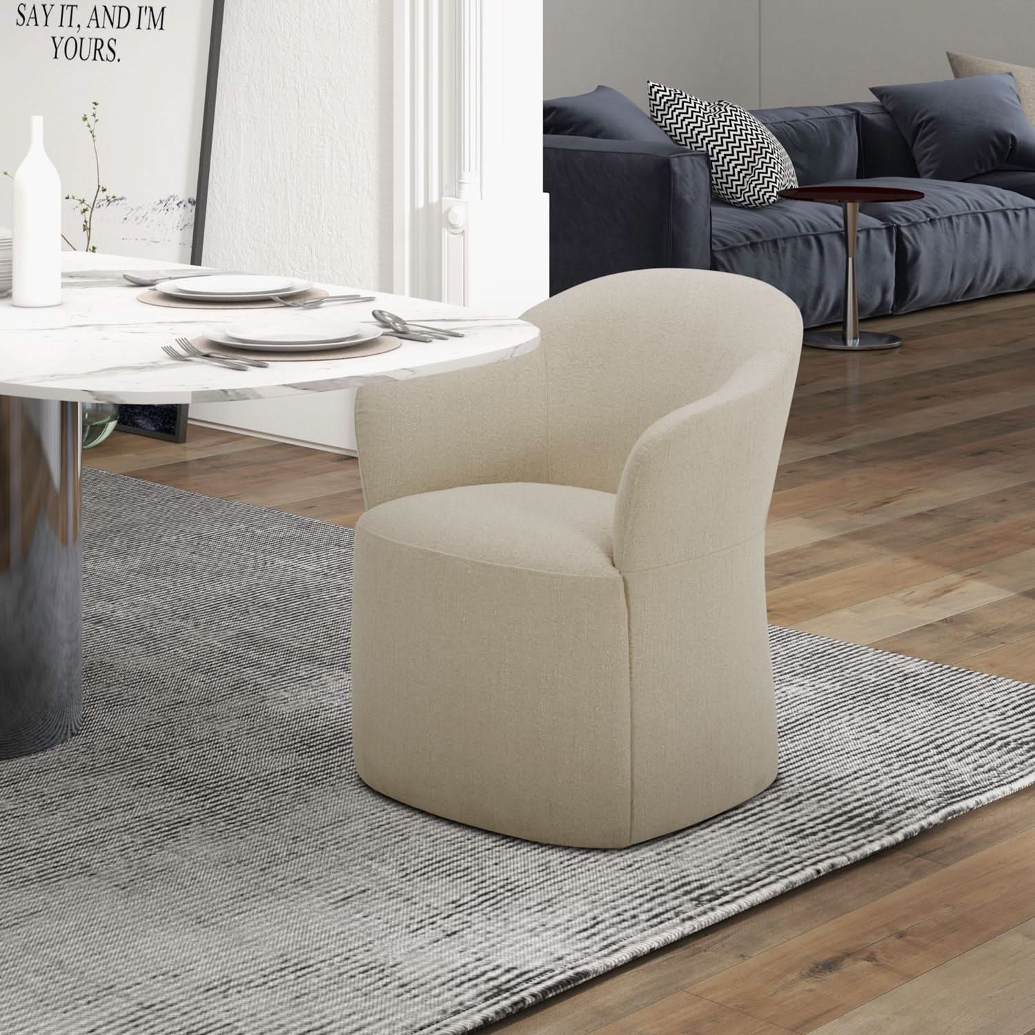 Accent Dining - Accent Chair With Casters