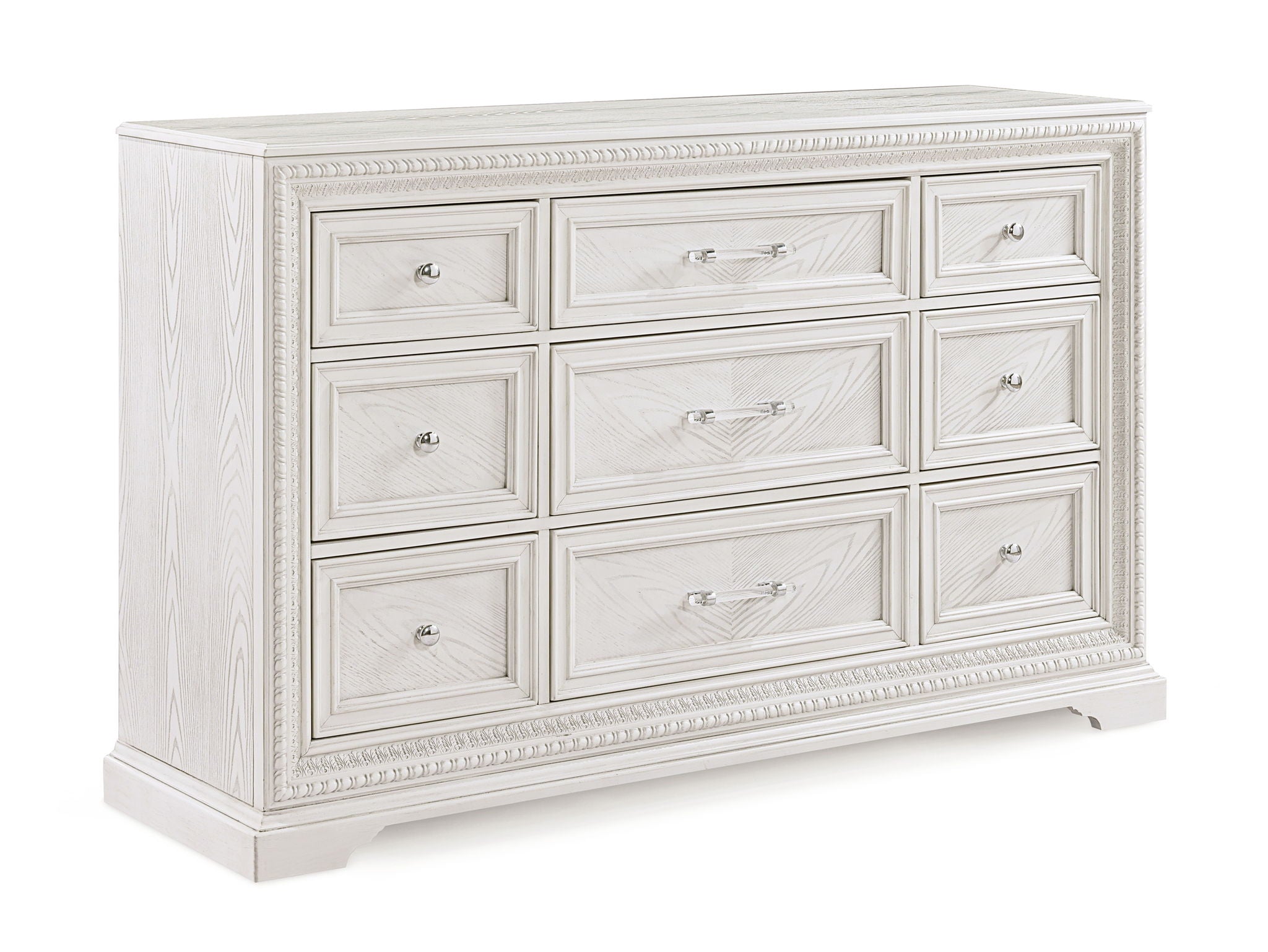 Alexandria - Dresser And Mirror - White