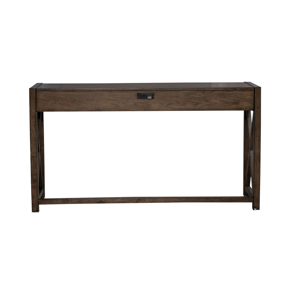 Lennox - Console Bar Table - Weathered Chestnut