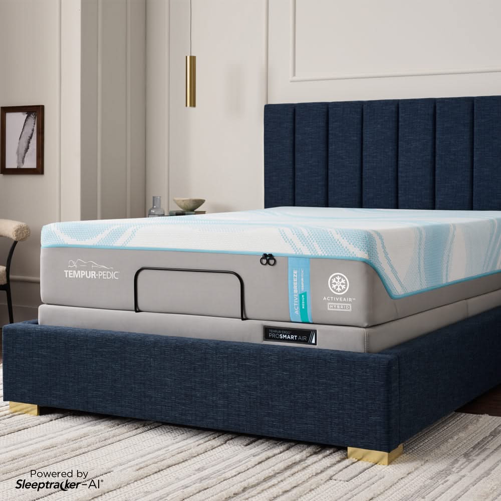 Tempur-Pedic ActiveBreeze® Medium Hybrid Smart Bed