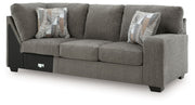 Clarington - RAF Sofa With Corner Wedge - Greystone