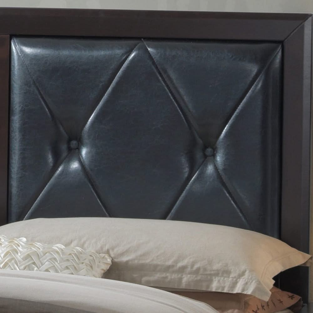 Padded Headboard Bed