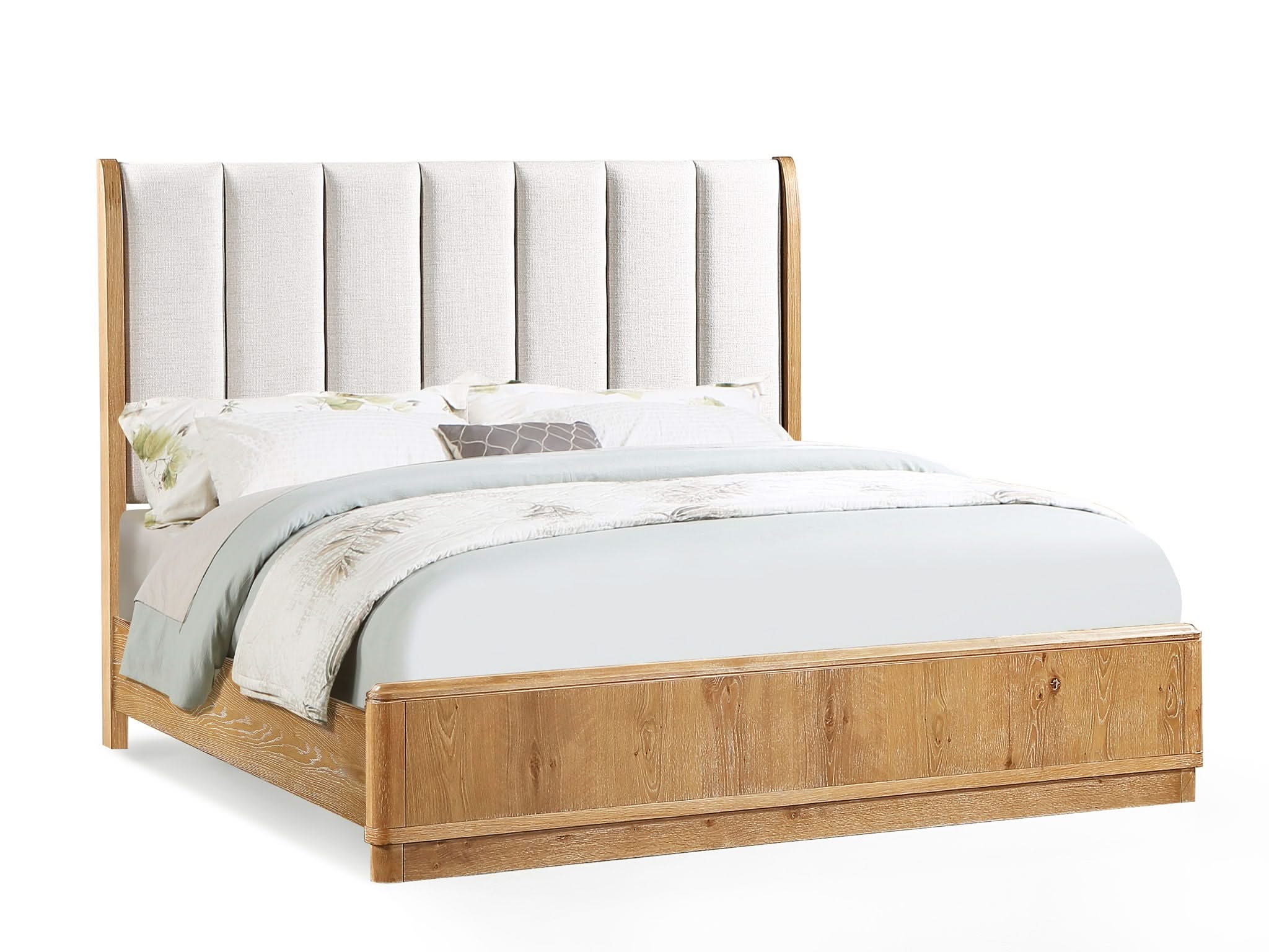 Westcott - King 5 Piece Bedroom Set - Cerused Natural