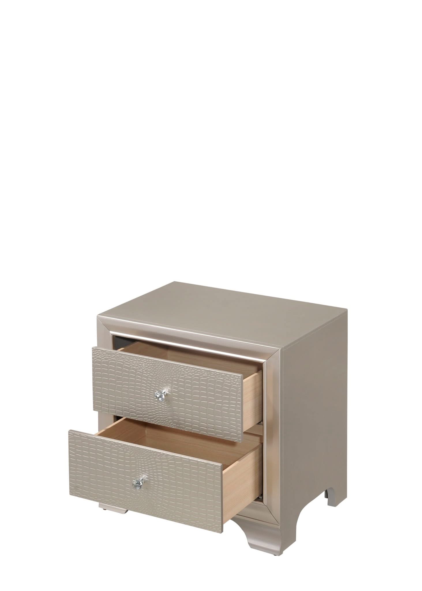 Lyssa - Nightstand - Champagne