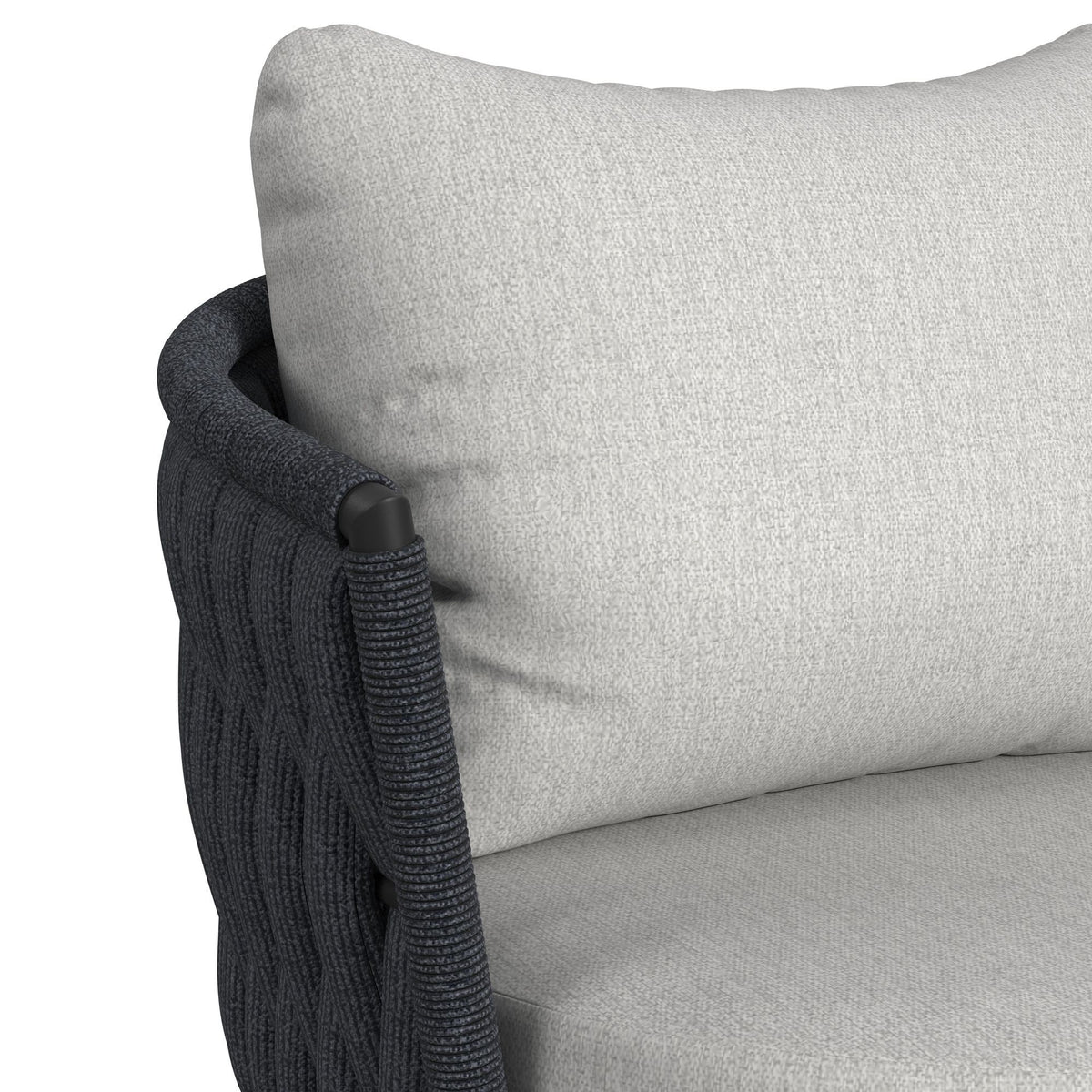 Bali - Chairs With Olefin (Set of 2) - Dark Gray