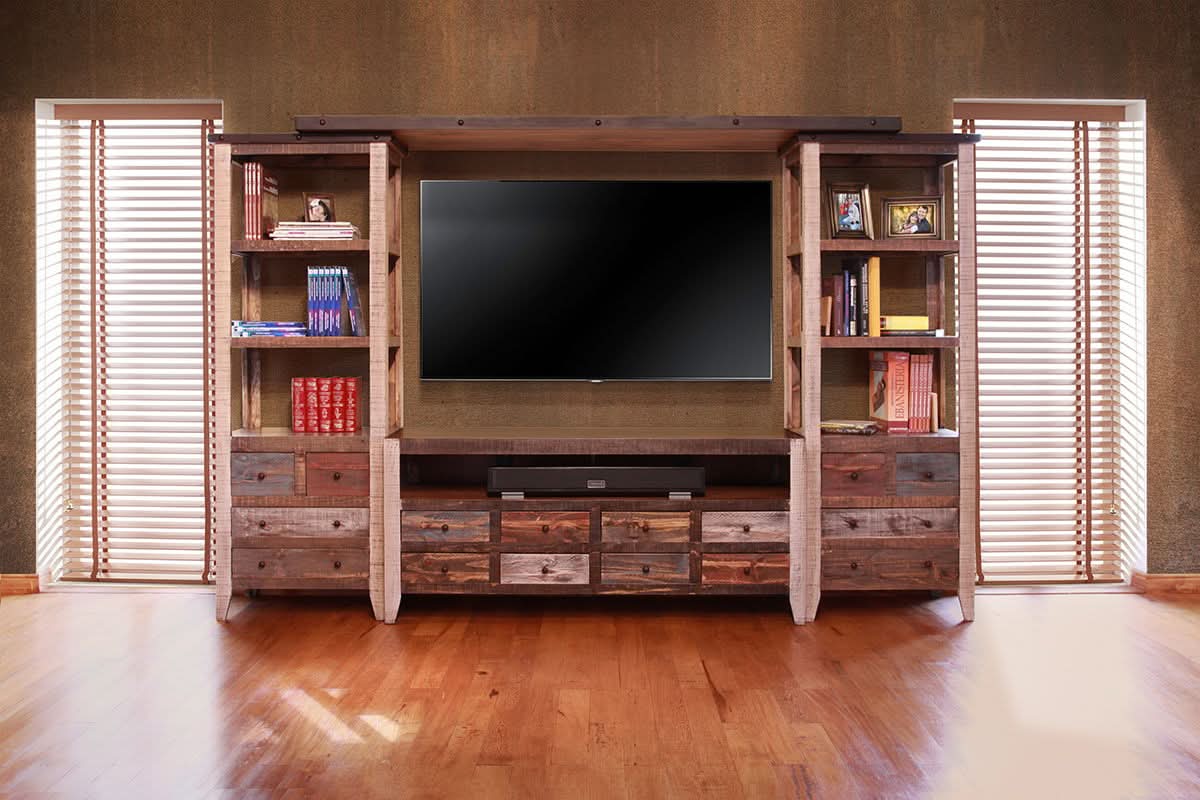 Antique - Wall Unit - Multicolor / Brown