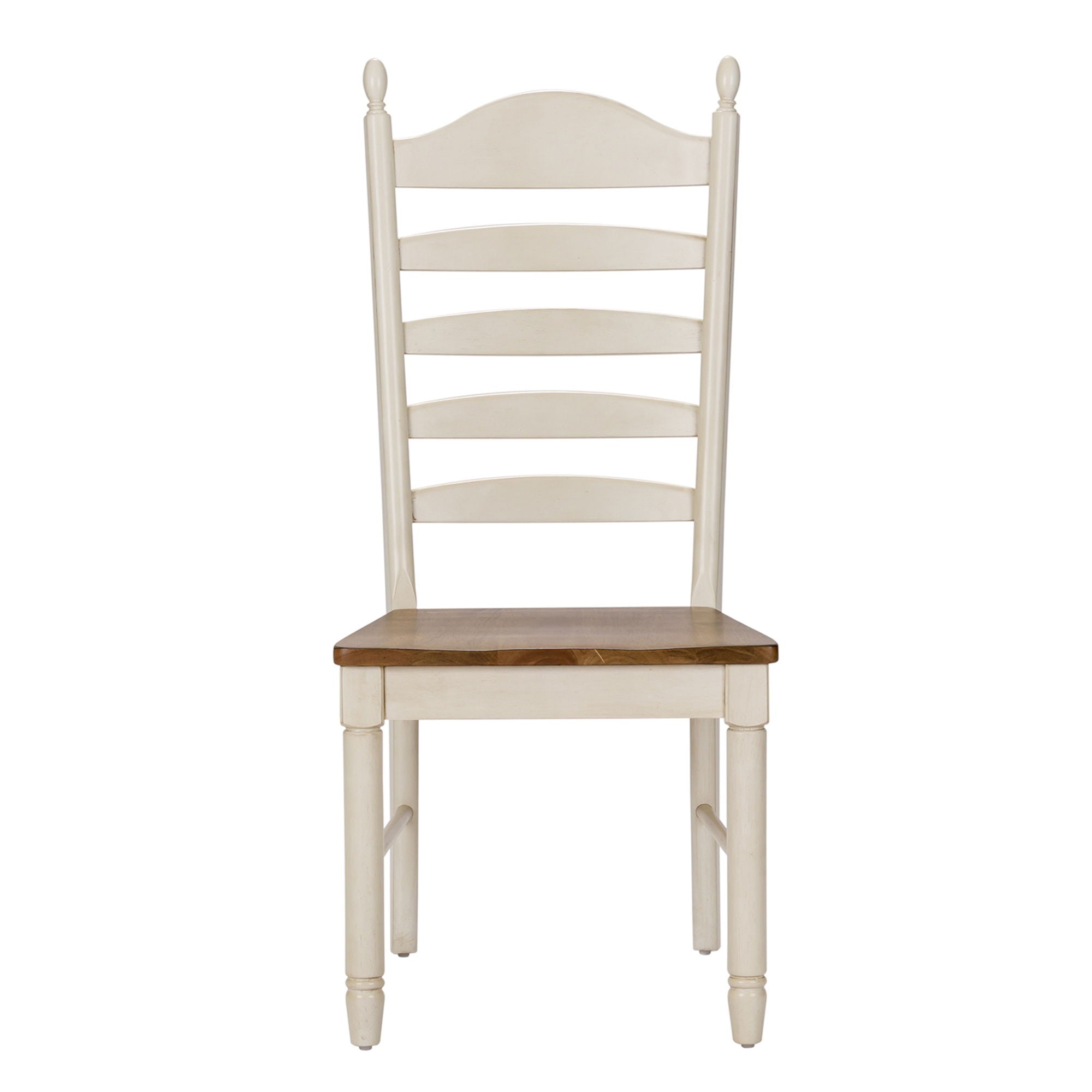 Springfield - Ladder Back Side Chair - Honey & Cream