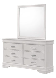 Amalia - Dresser & Mirror - White