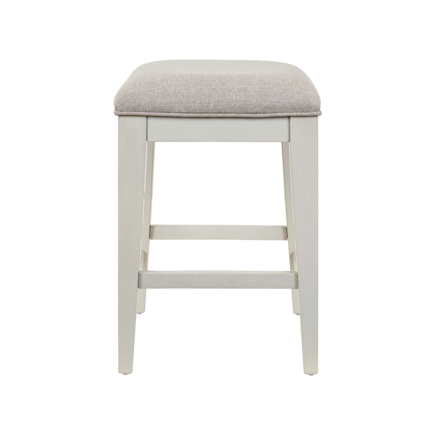 Berkley Square - Upholstered Console Stool - Linen & Khaki
