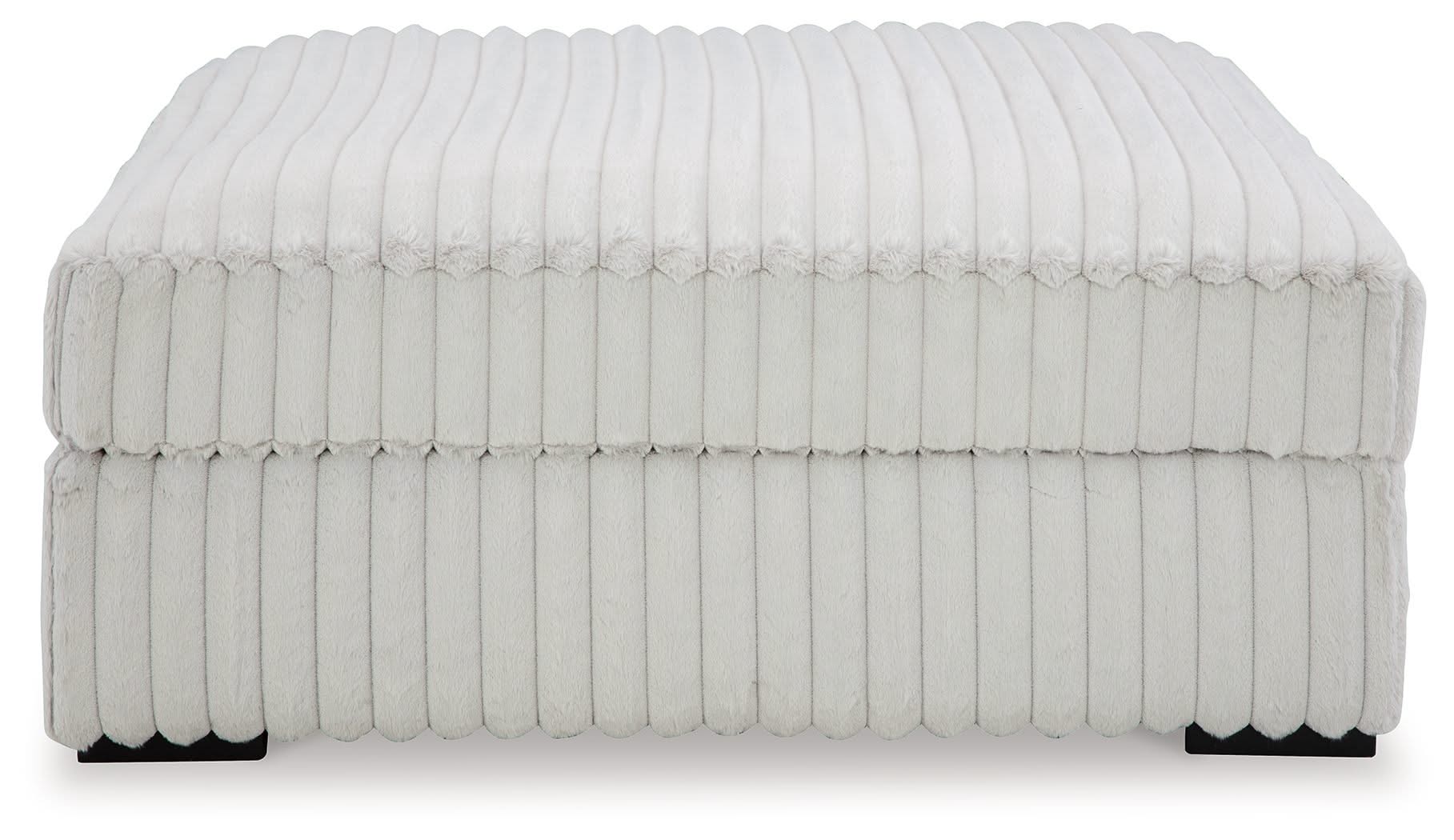 Stupendous - Oversized Accent Ottoman - Alloy