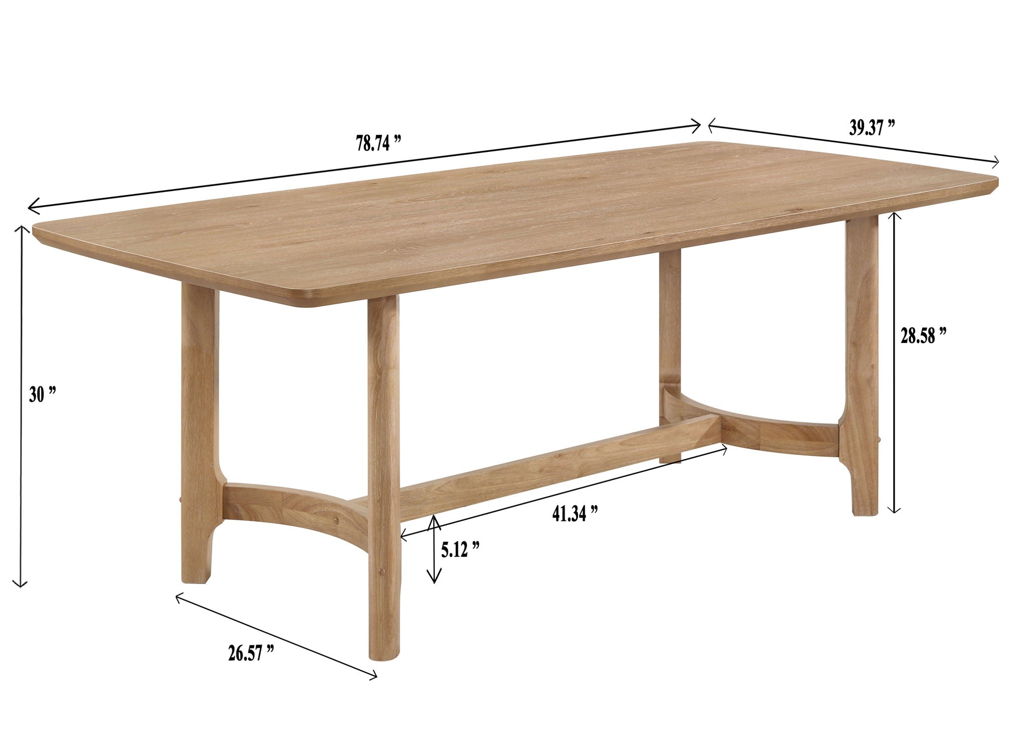 Arden - 5 Piece Dining Room Set - Light Brown