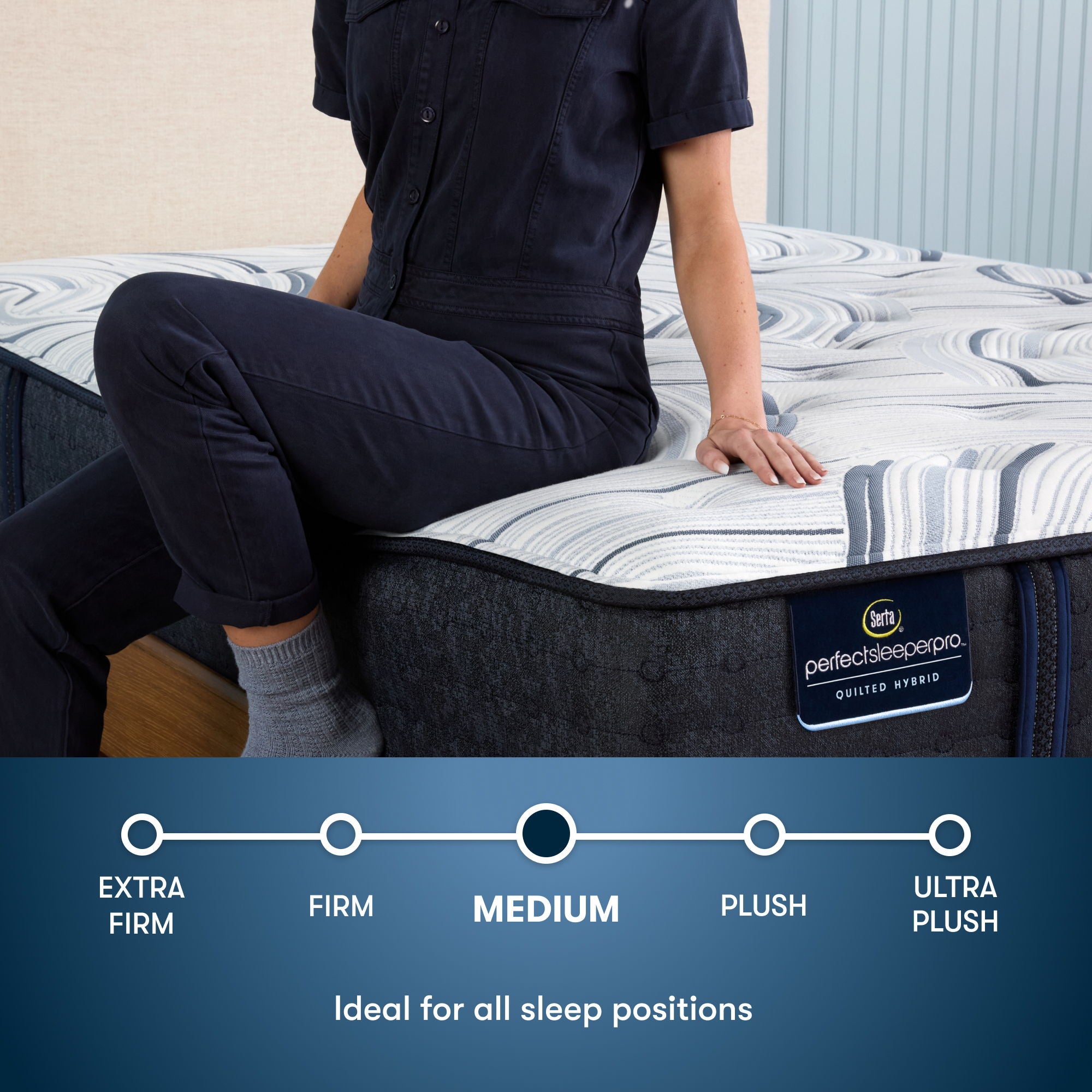 Perfect Sleeper Pro - 13" Kensington Latex Hybrid Medium Mattress