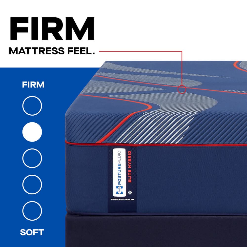 Sealy Posturepedic Elite Hybrid Brenham II 14" Firm Tight Top Mattress