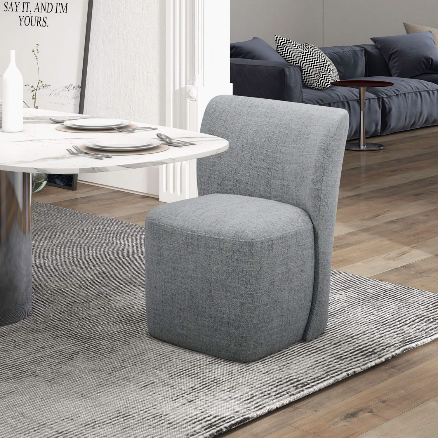 Accent Dining - Dining Chair With Casters Accent
