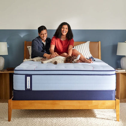 Sealy Posturepedic Medina II Plush Euro Pillow Top Mattress with PrecisionFit Coils & Cooling Cover