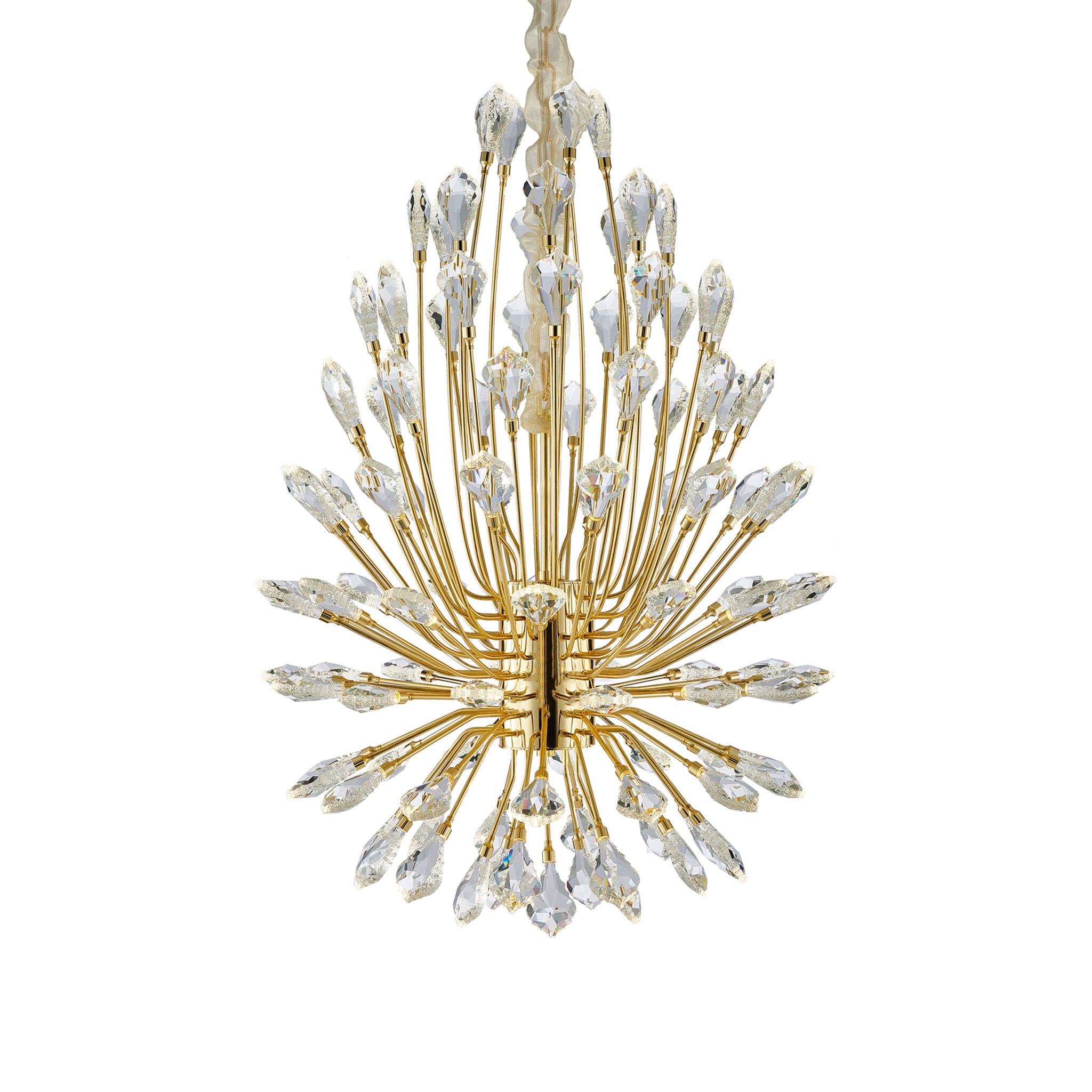 Michael Amini Lighting - Astra 34" LED Crystal Chandelier - Gold