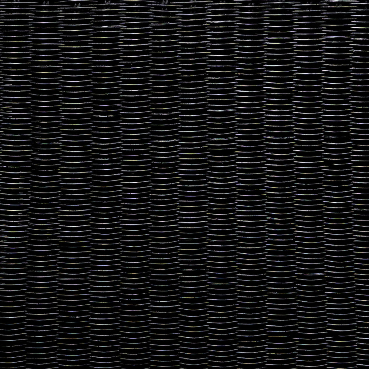 Cahya Woven Rattan Square Coffee Table Black