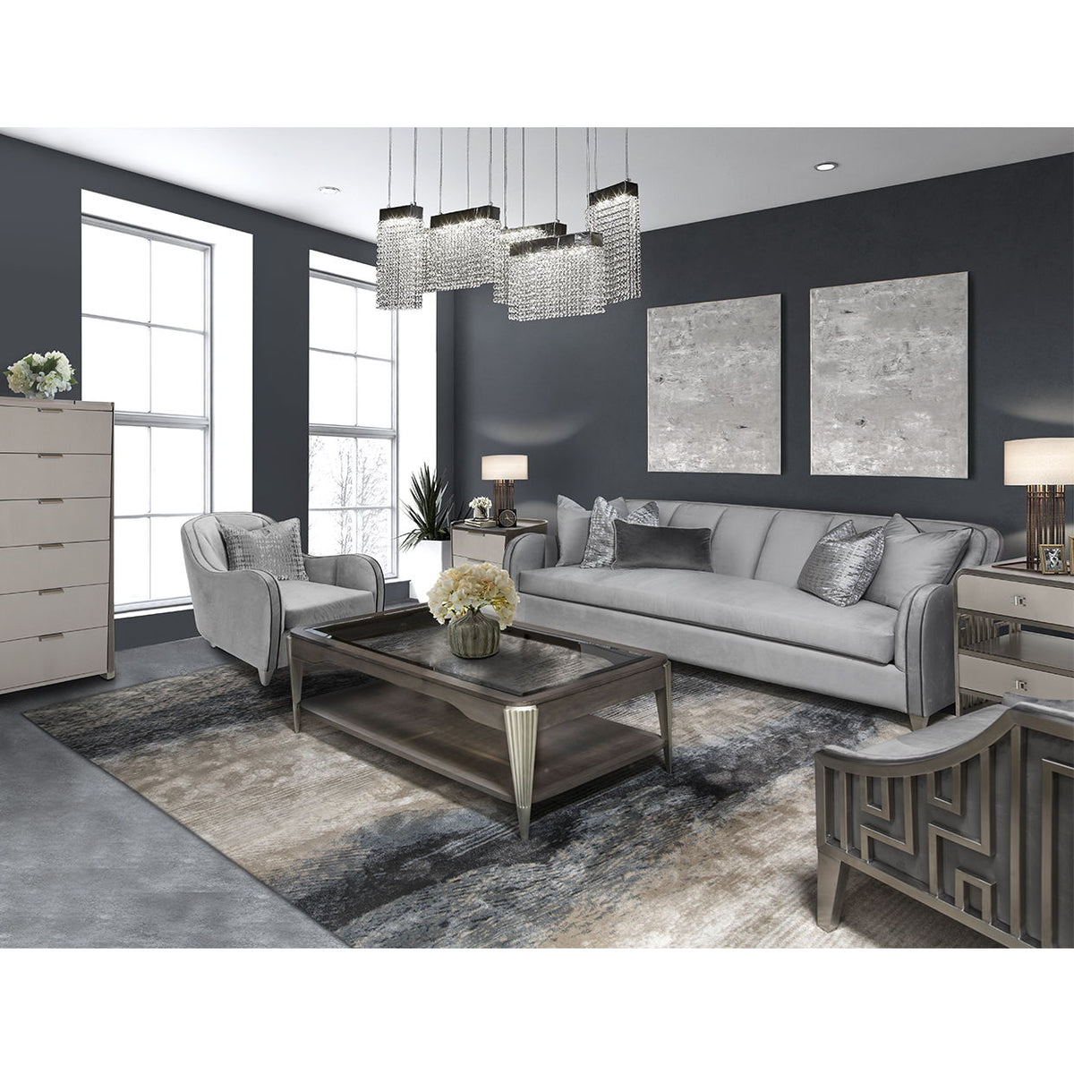 Roxbury Park - Nightstand - Slate