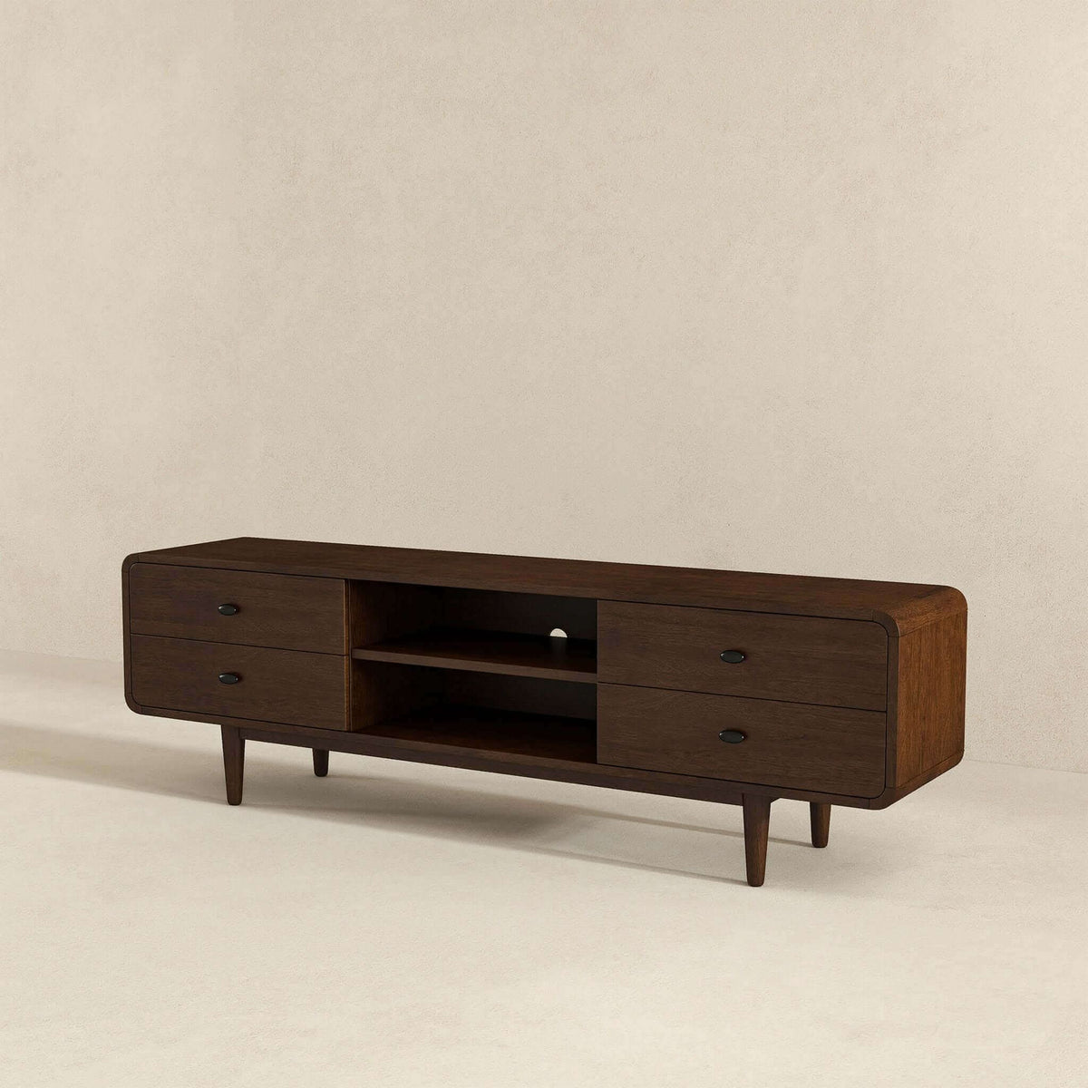 Alexa - TV Stand - Dark Brown / Wood