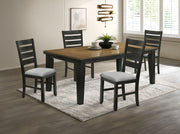 Bardstown - 5 Piece Dining Room Set - Wheat / Charcoal
