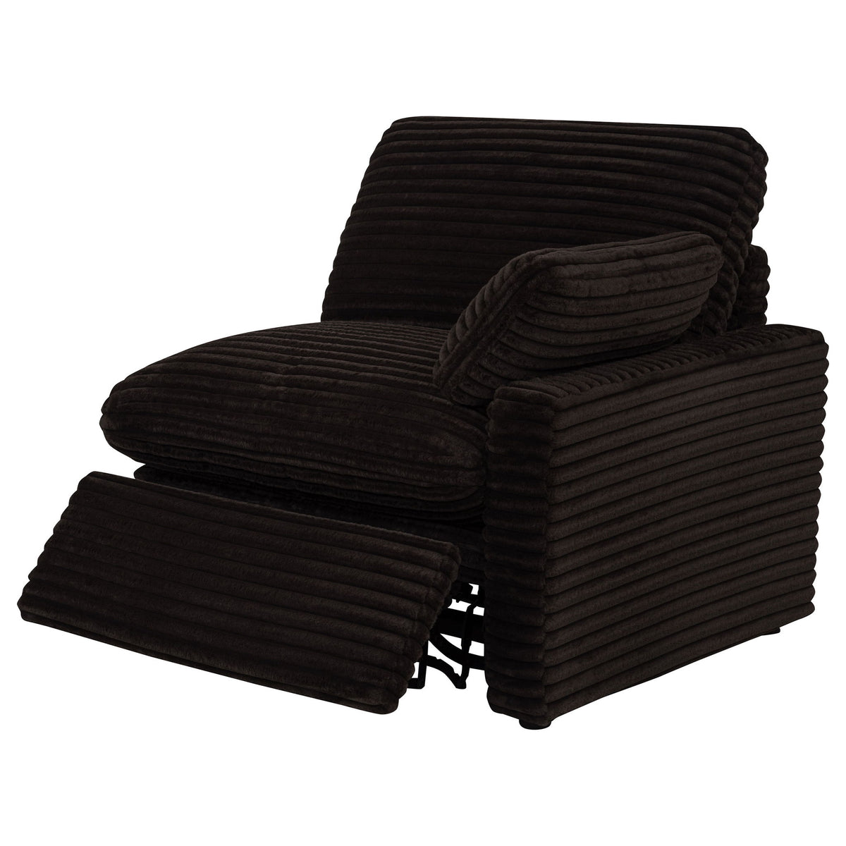 Collins Modular Power Loveseat Chocolate Brown