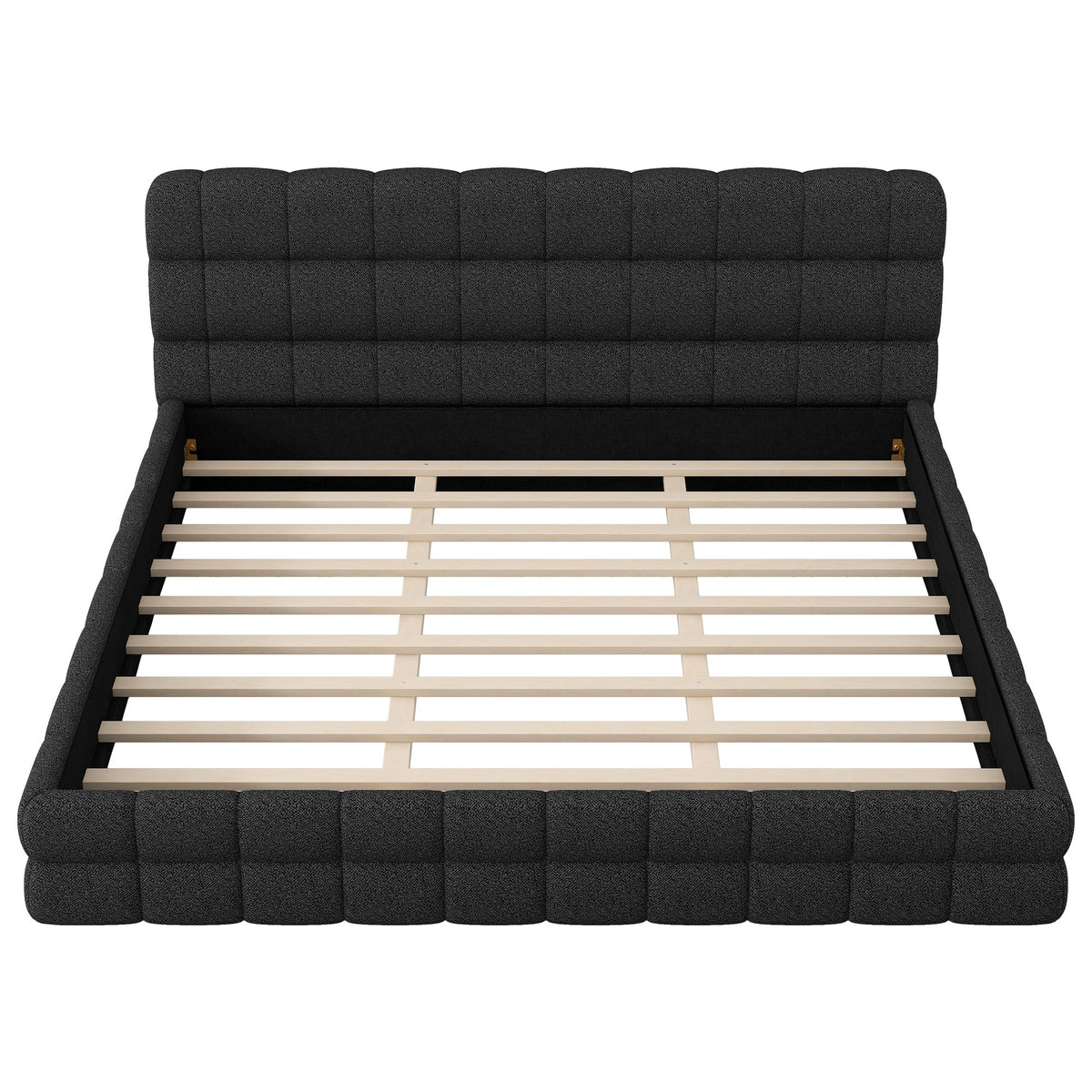 Upholstered Platform Bed With Headboard