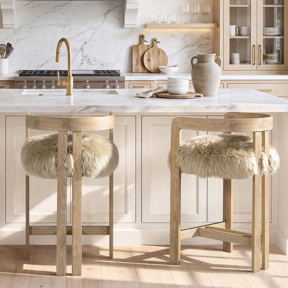 Millwick - Low Back Counter Stool