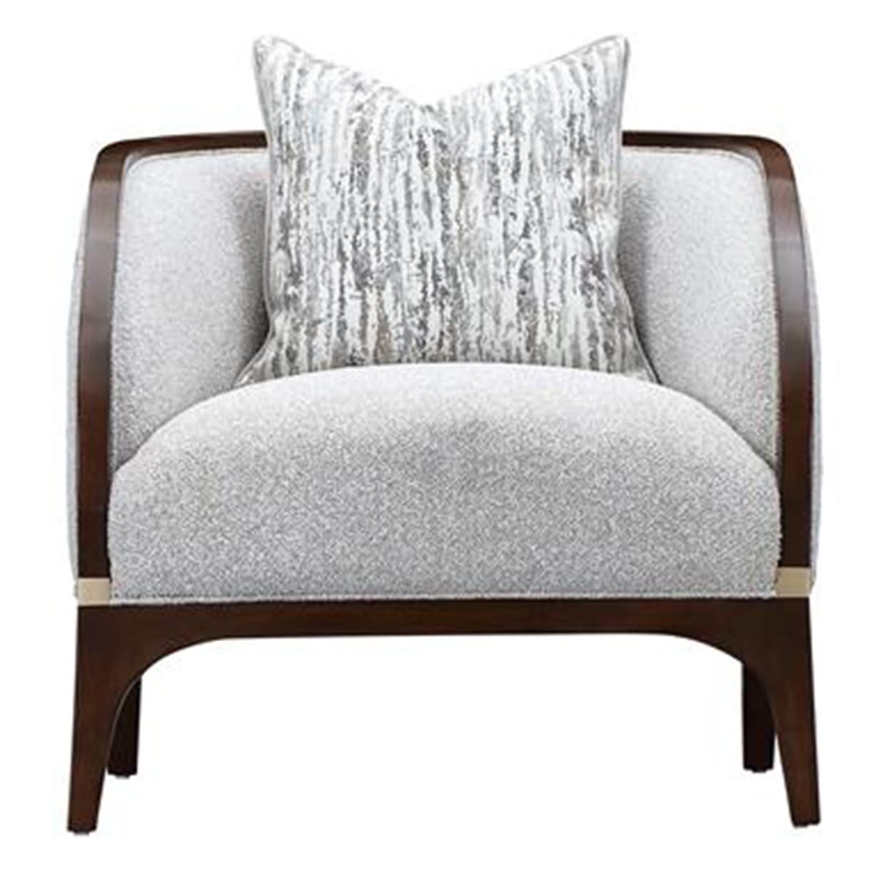 Houston - Matching Chair - Pebble / Walnut