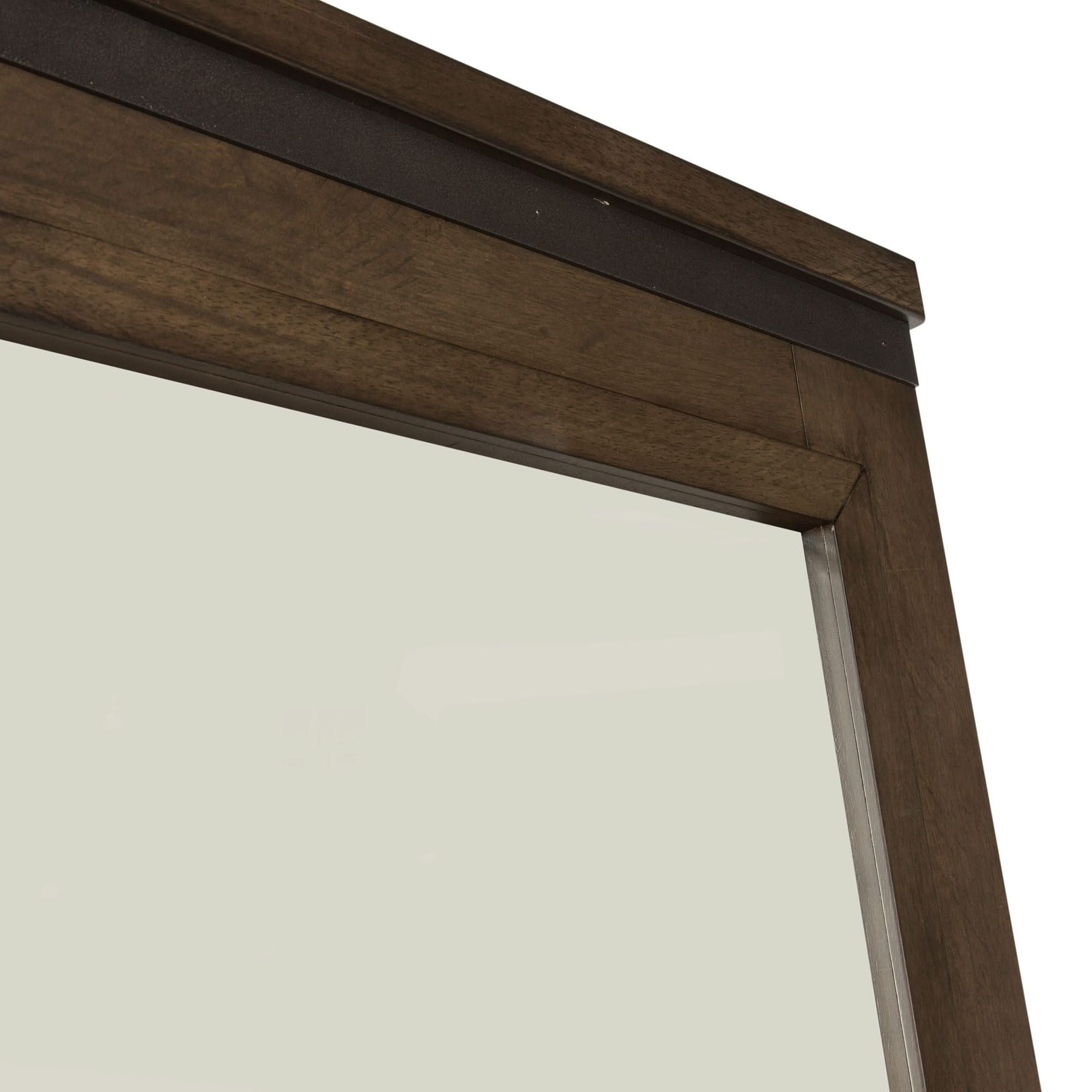 Thornwood Hills - Mirror Metal Strip Accents - Rock Beaten Brown