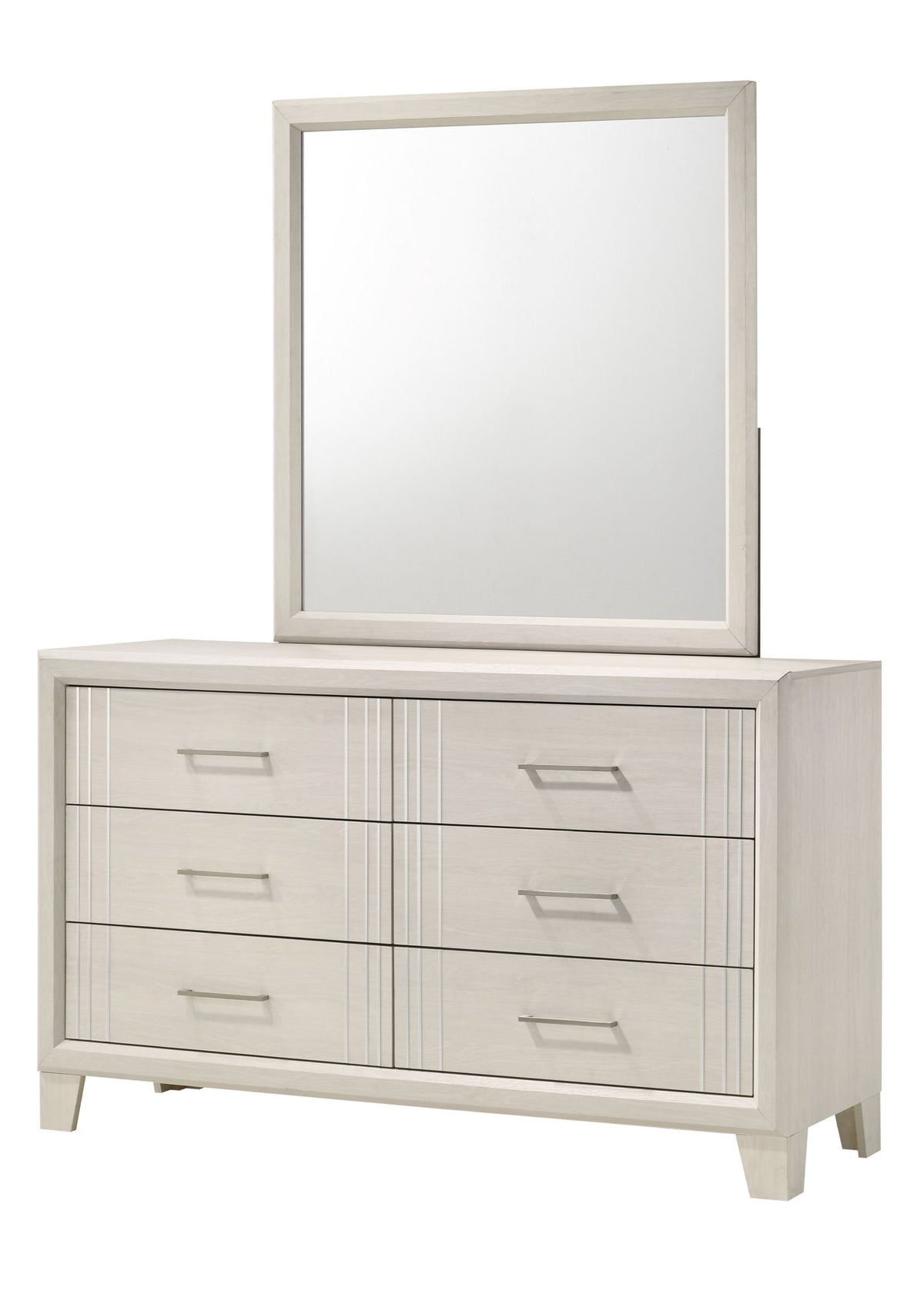 Charlie - Full 4 Piece Bedroom Set - White