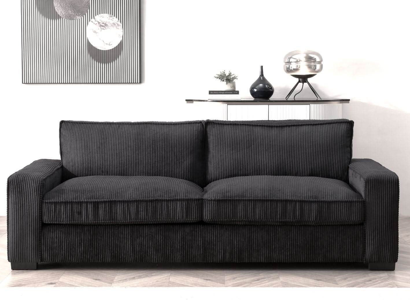 Luxe - Sofa With Sleek Design, Spacious And Comfortable 3 Seater Couch