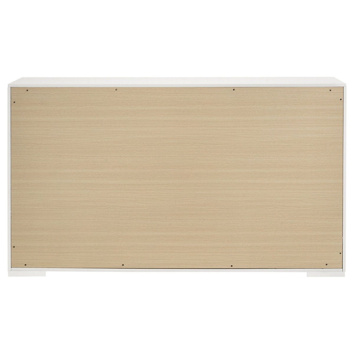 Ives 6-drawer Dresser Cabinet White High Gloss