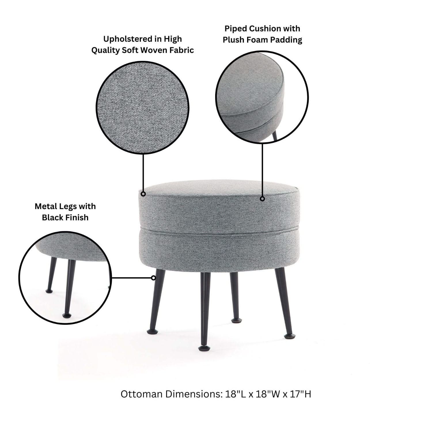 Bailey - Accent Ottoman