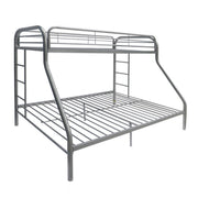 Tritan - Twin / Full Bunk Bed - Silver