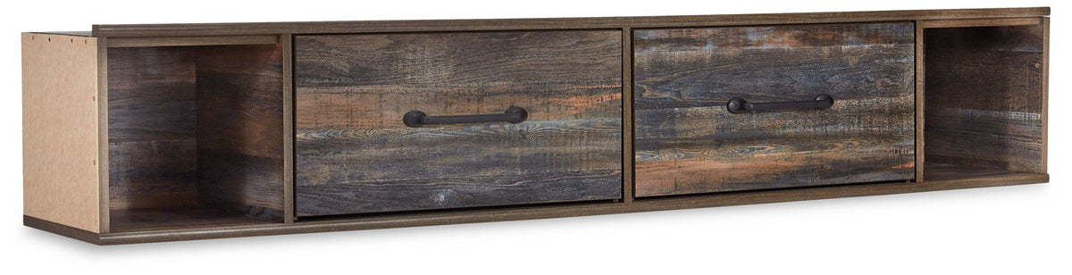Drystan - Twin/Full Under Bed Storage - Brown / Beige