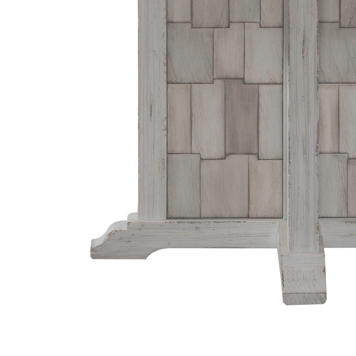 River Place - Pedestal Table - Riverstone White & Tobacco
