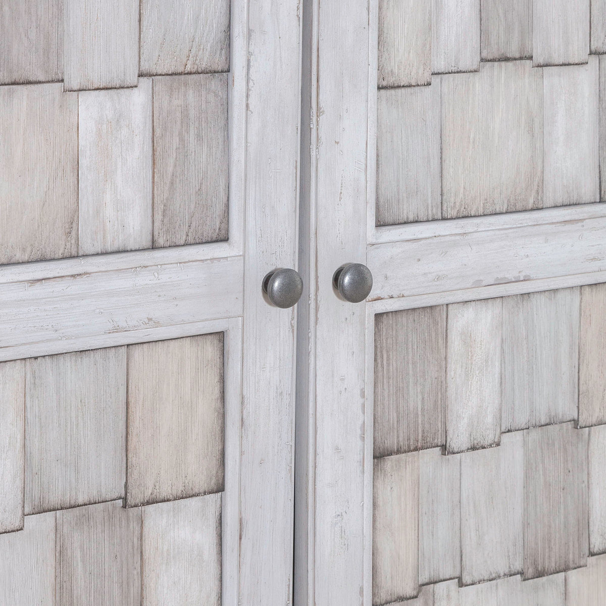 River Place - Armoire - Riverstone White & Tobacco