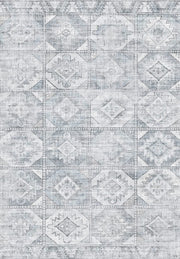 Toucan - 5' X 7' Washable Non - Slip Area Rug - Silver