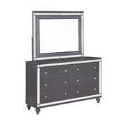 Refino - Dresser & Mirror - Gunmetal