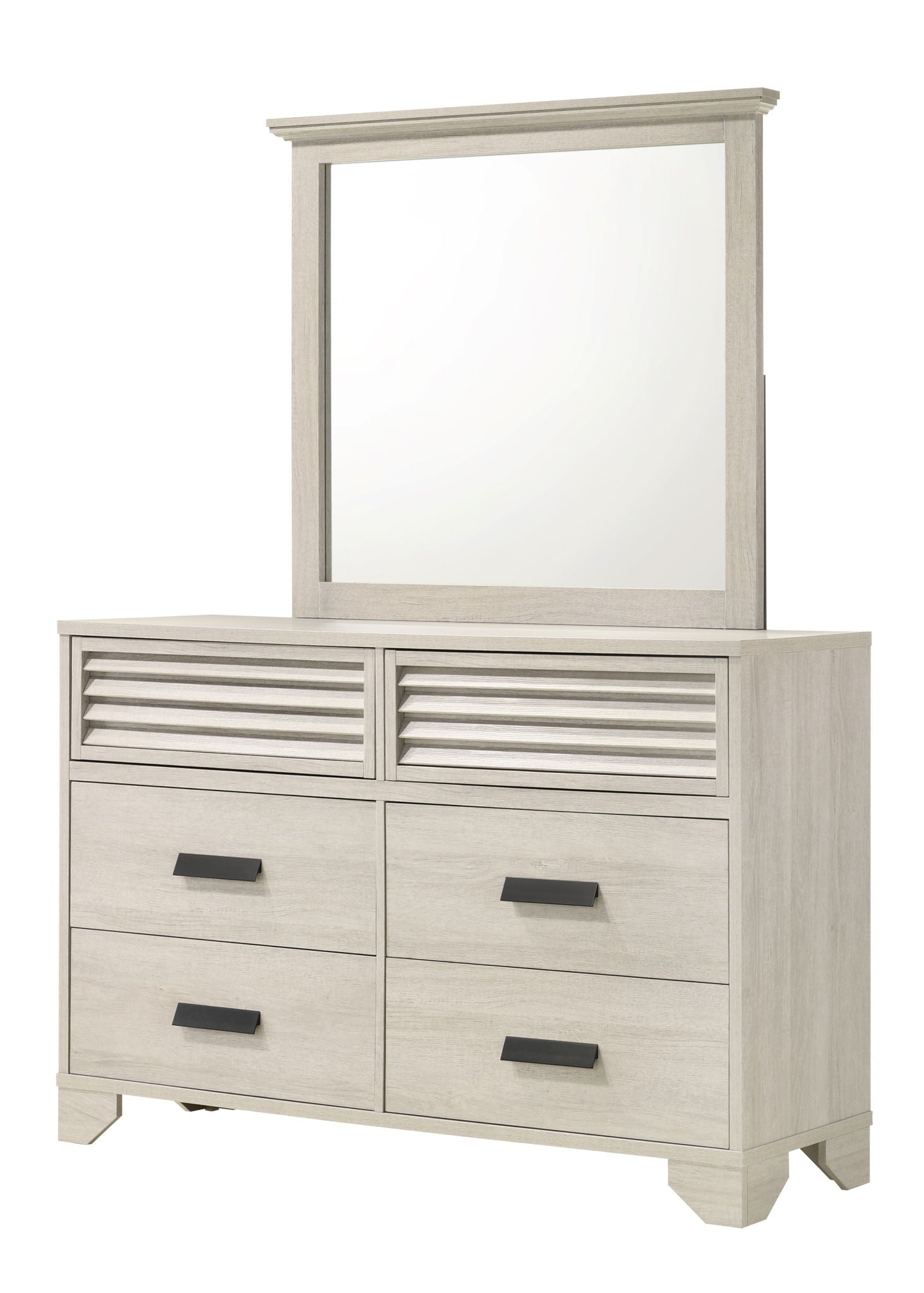 Sarter - King 5 Piece Bedroom Set - White