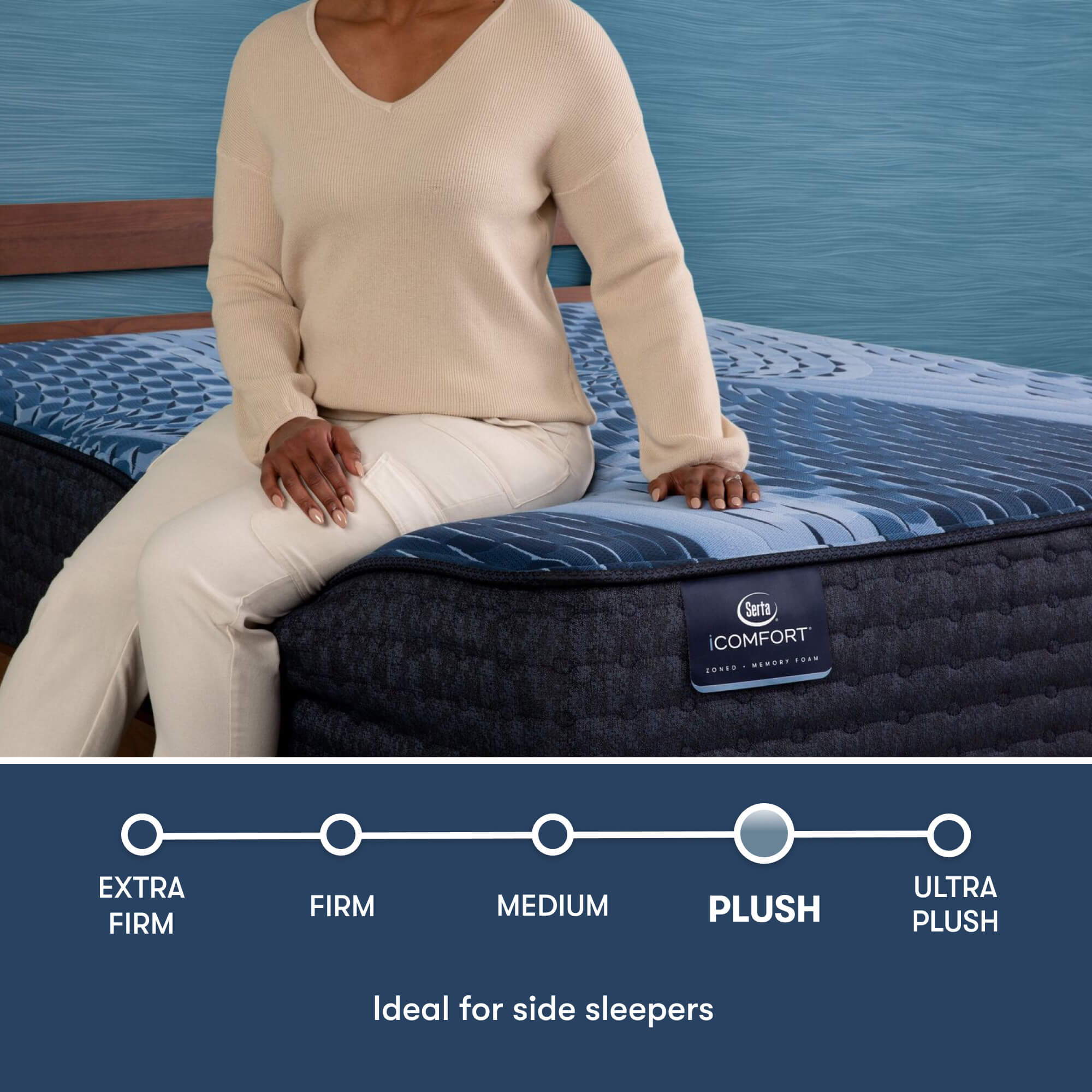 iComfort - 14" Aspire Memory Foam Plush Mattress