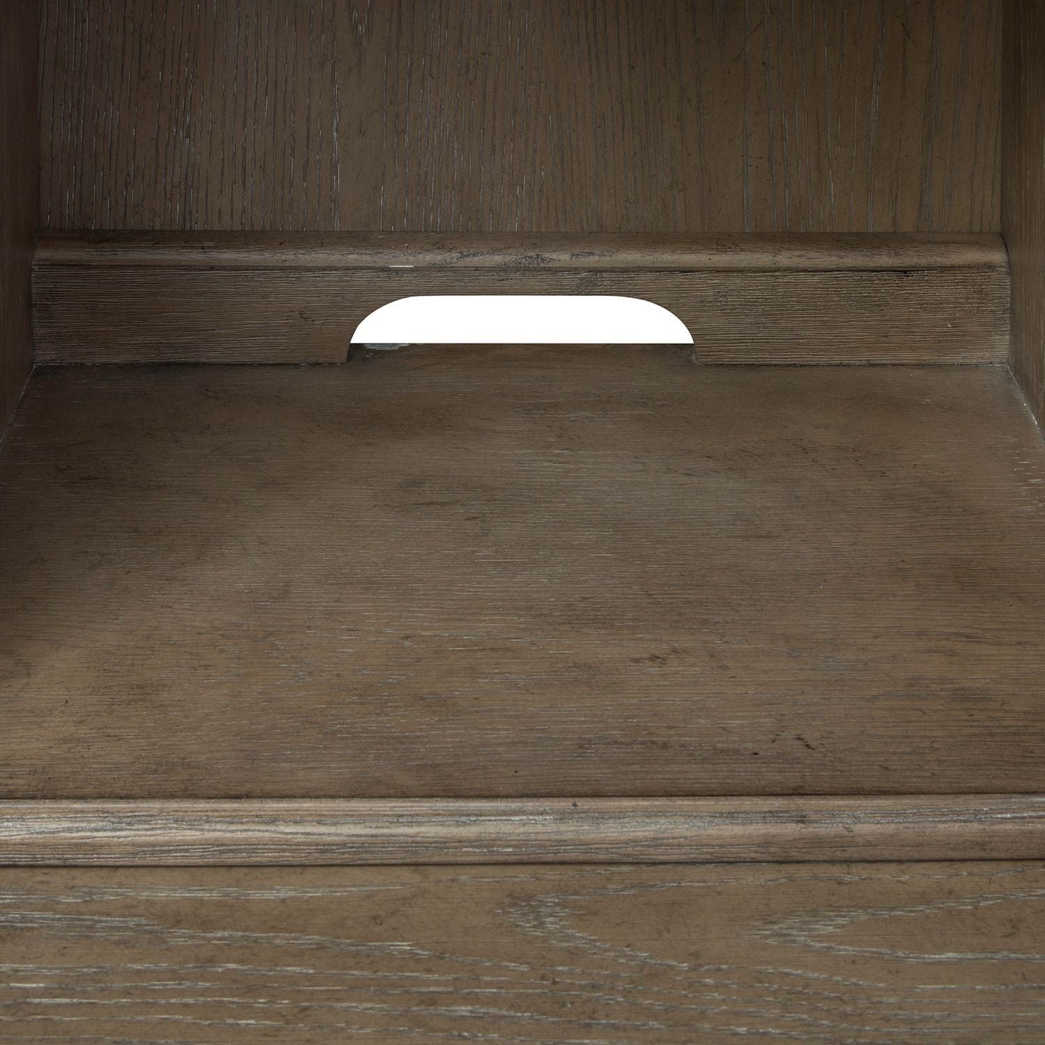 Simply Elegant - Credenza & Hutch - Heathered Taupe