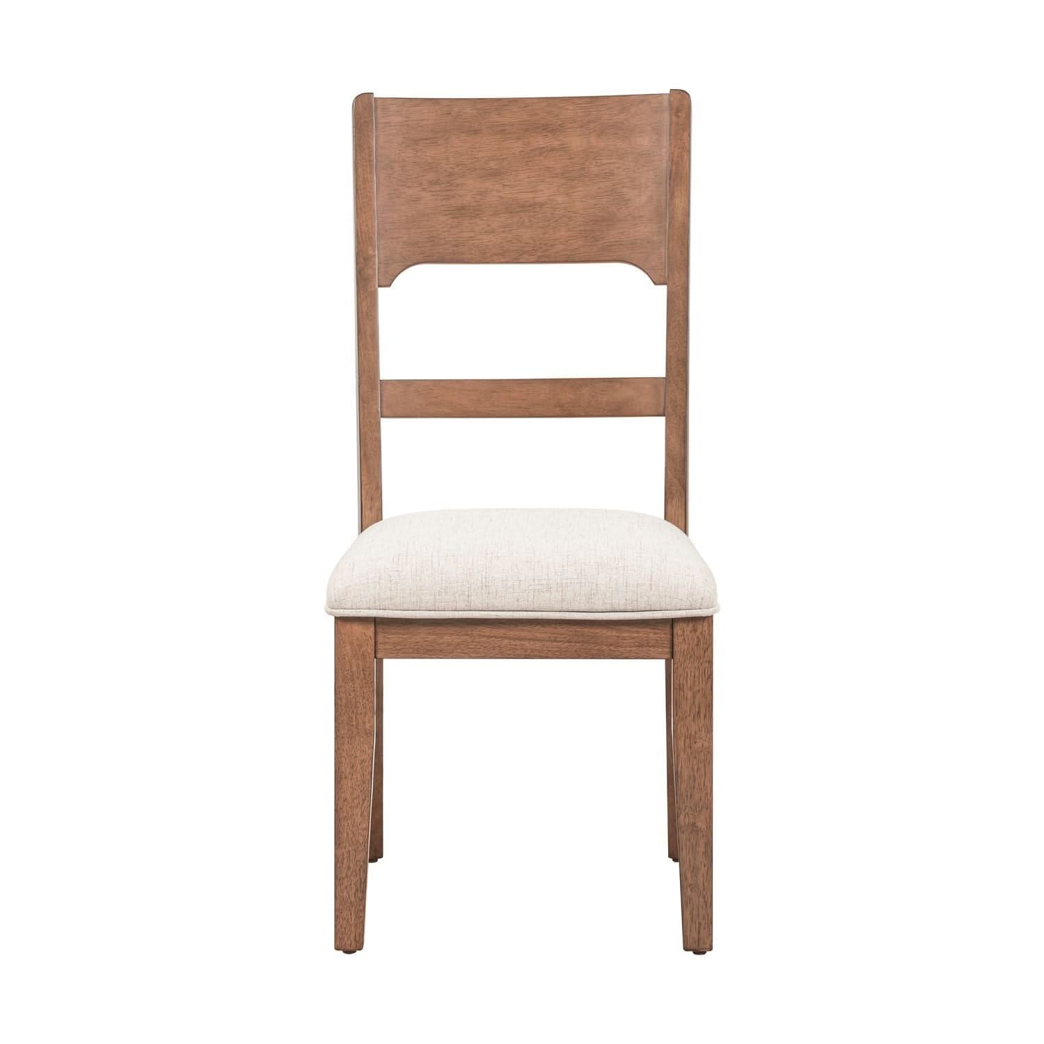 Harmony - Panel Back Side Chair - Brownstone