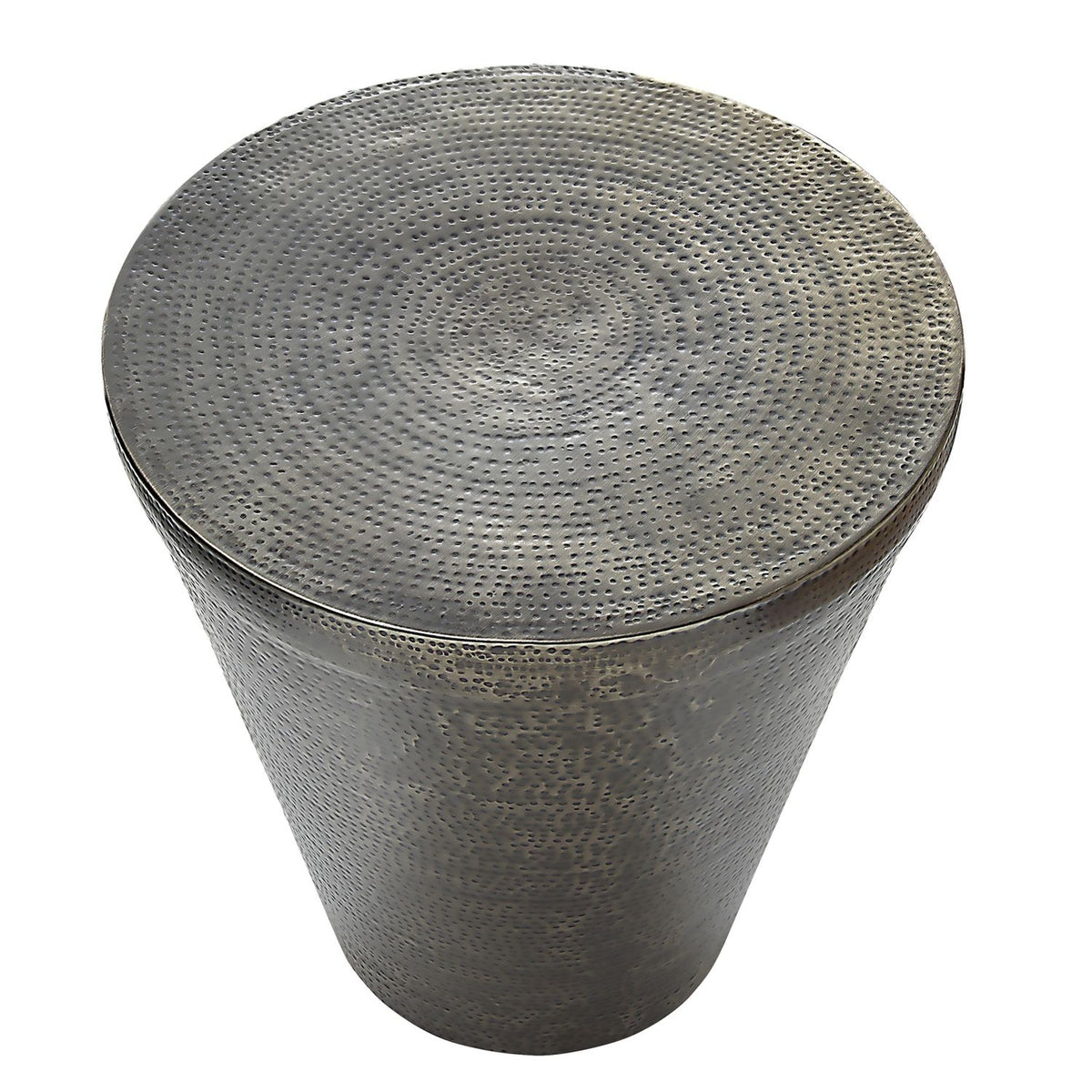 Drum Accent Side Table, Elegant Design