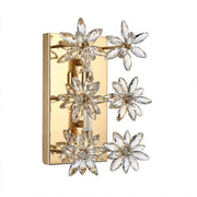Michael Amini Lighting - Daisy Crystal Wall Sconce - Gold
