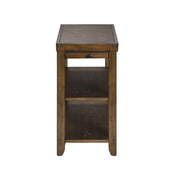 Mitchell - Chair Side Table - Nutmeg