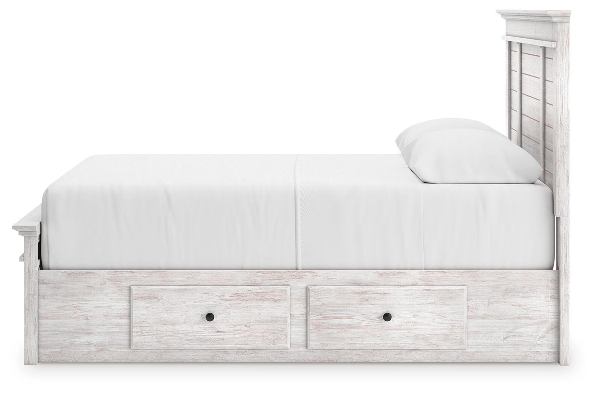 Makidern - Panel Storage Bed